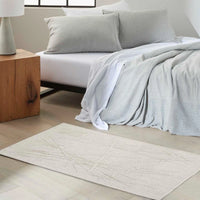 Alexis Modern Rrhythmic Ivory Grey Area Rug