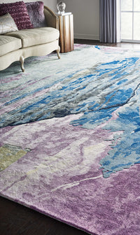 Vivid Grey/Multicolour Area Rug