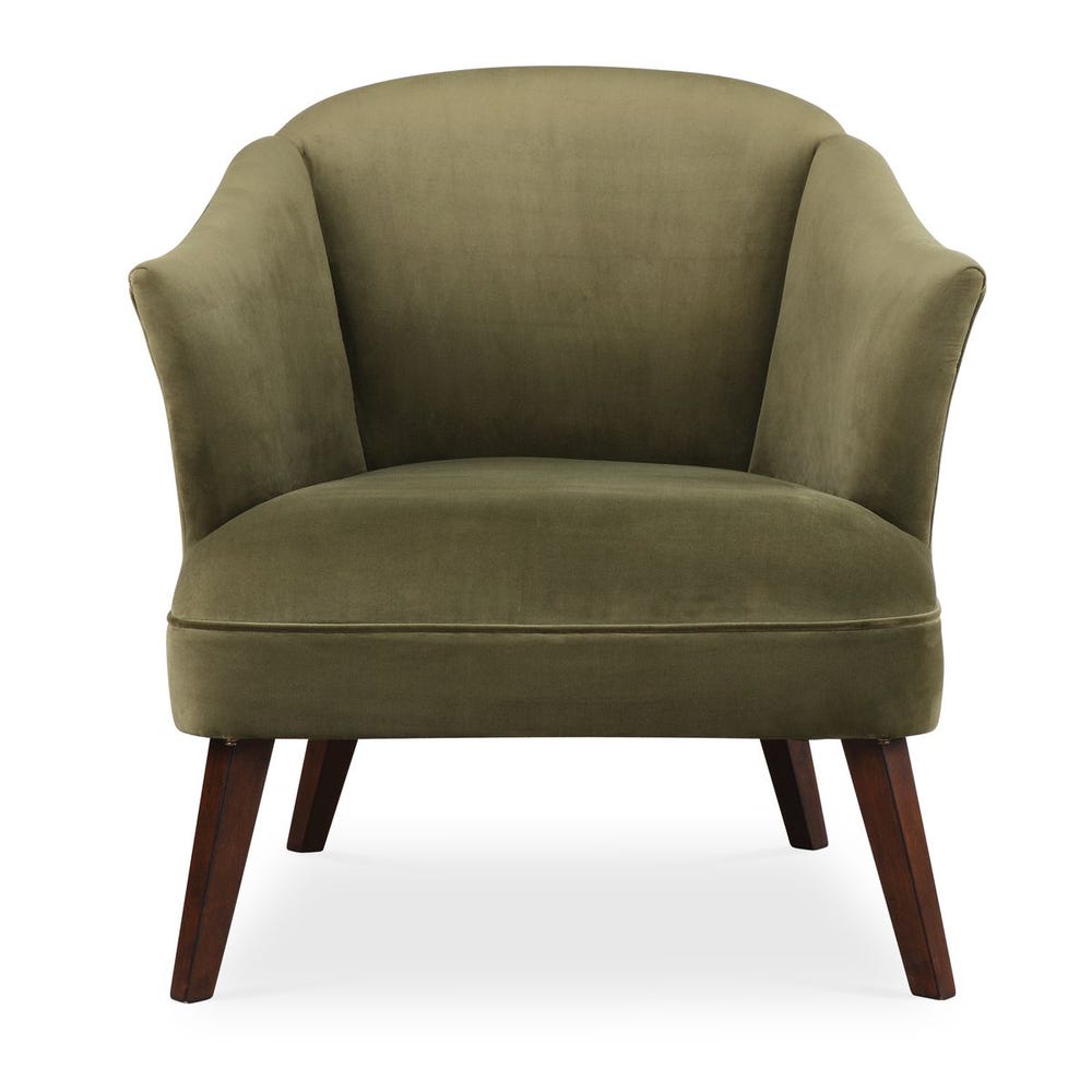 Ember Green Velvet Accent Chair