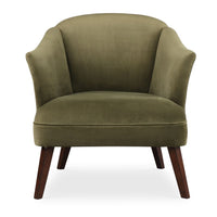 Ember Green Velvet Accent Chair