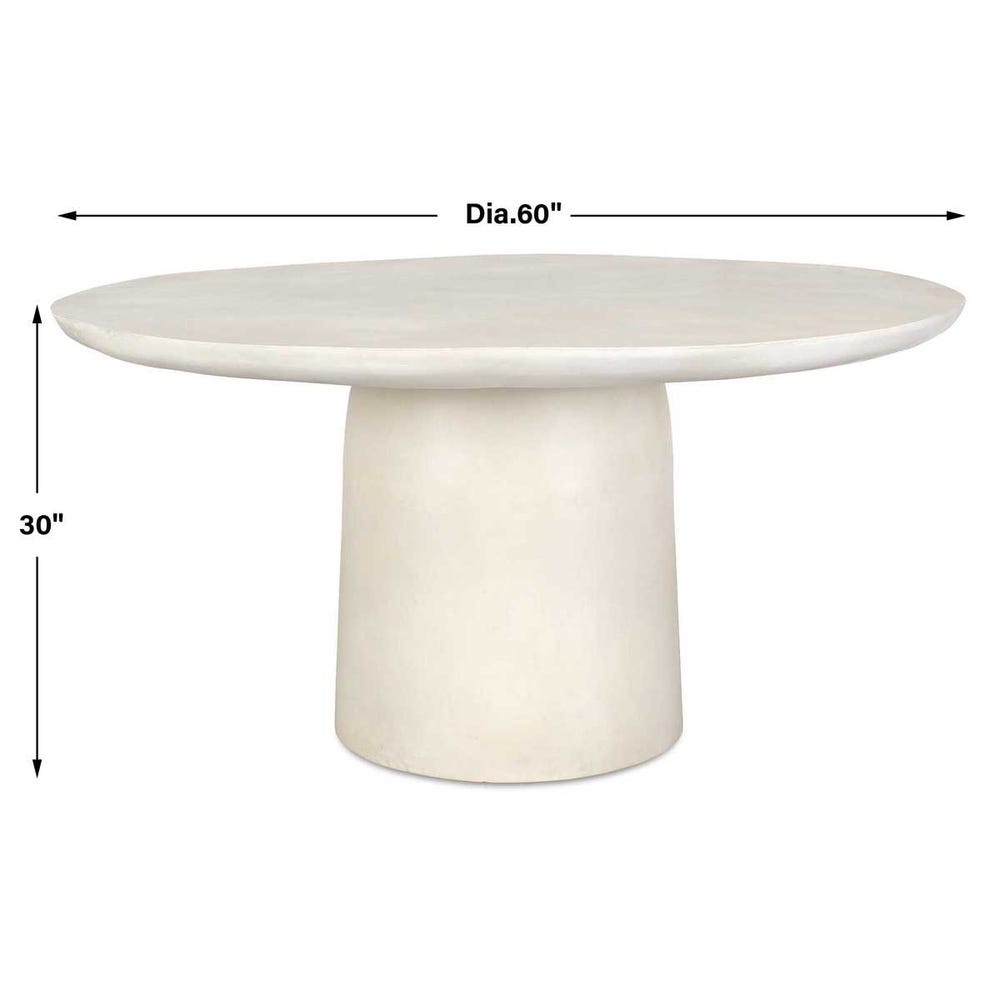Avenue 60" Warm White Indoor-Outdoor Dining Table