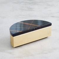 Cosmopolitan Black Marble & Polished Brass Collection