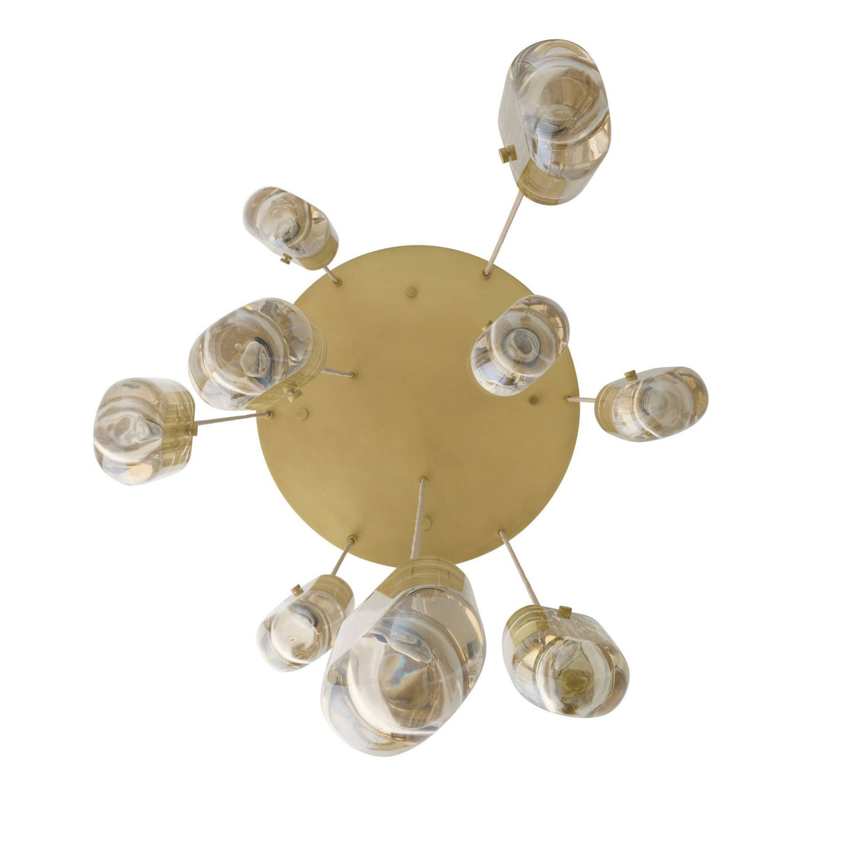 Javier 25" Champagne Crystal Multi-Port Chandelier