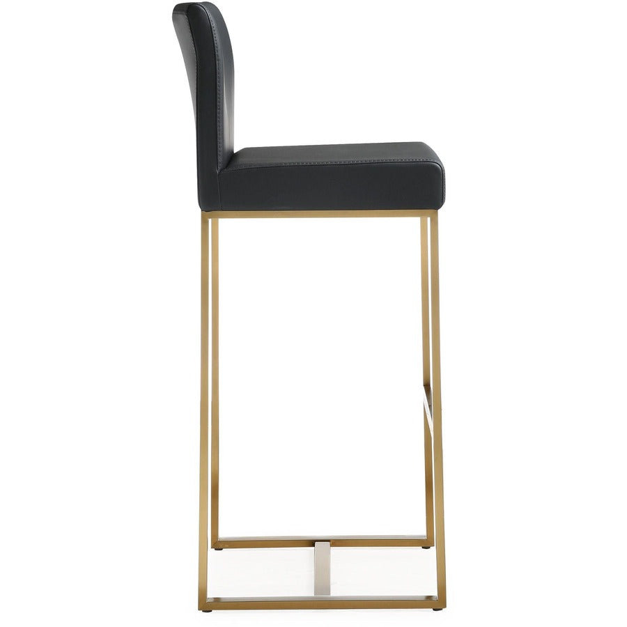 Moriah Black Gold Steel Barstools (Set of 2) - Luxury Living Collection