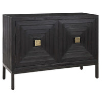 Bennett 2 Door Black Cabinet