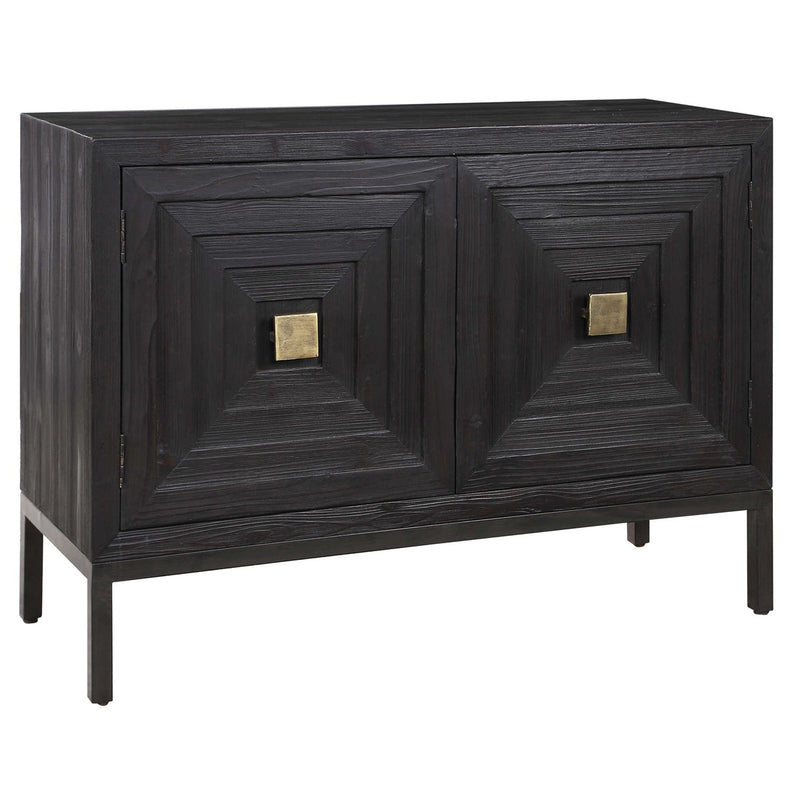 Bennett 2 Door Black Cabinet