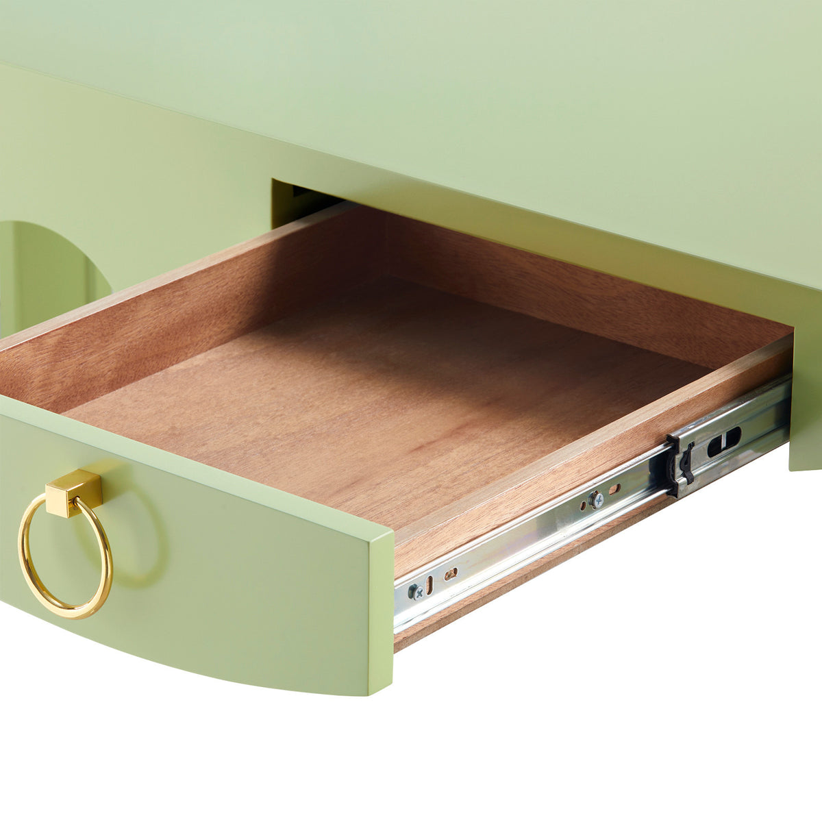 Maylee 47.25" Green & Gold Console/Desk