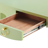 Maylee 47.25" Green & Gold Console/Desk