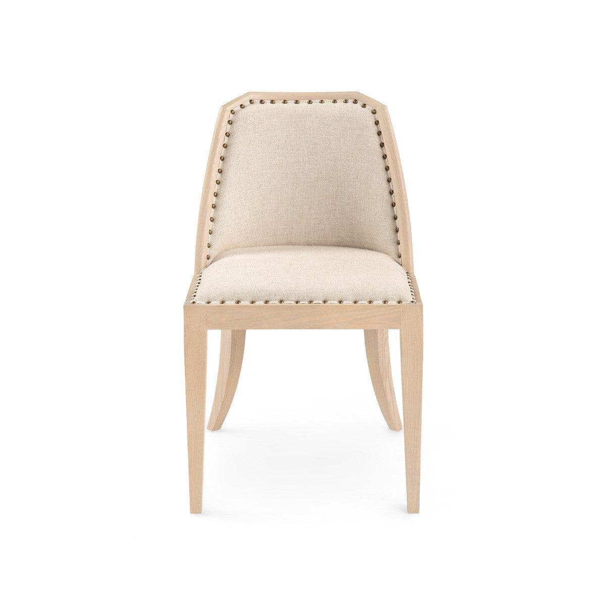 Marlee Sand & Oatmeal Linen Side Chair