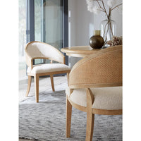 Nolita Natural & Cream Cane Barrel Back Chair