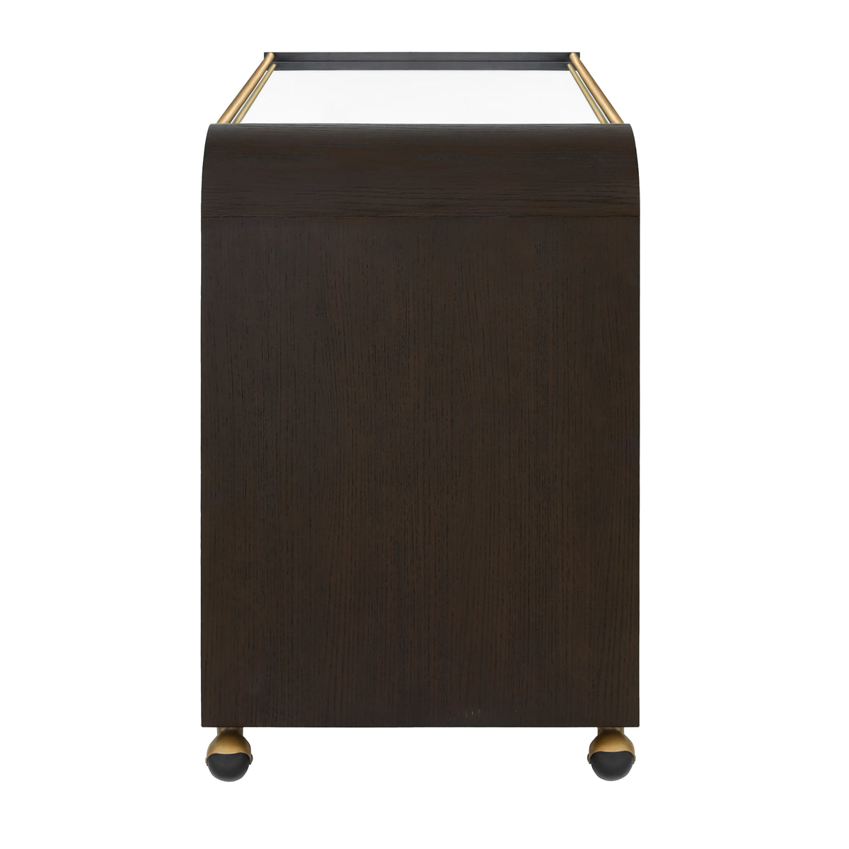 Frances Brass & Espresso Bar Cart