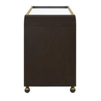 Frances Brass & Espresso Bar Cart