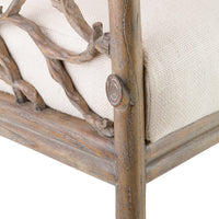Ettah Driftwood & Linen Armchair