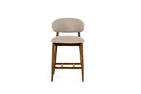 Danicca Modern Beige Linen Counter Stool