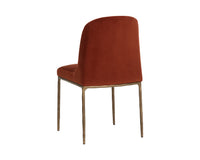 Nestor Rust & Antique Brass Dining Chair (Set of 2)