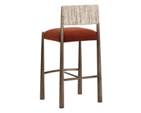Bayard Two-Tone & Dark Bronze Bar Stool