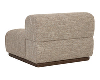 Mallo Dusty Greige Modular Corner Armless Chair