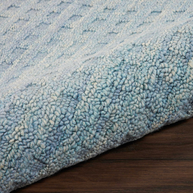 Melinda Sky Blue Wool Area Rug
