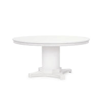Taylore 48" Round White Glazed Dining Table