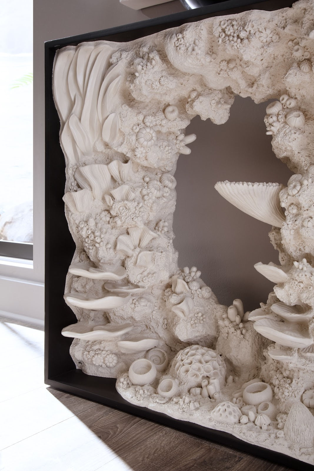 Framed Coral Reef Console Table – Deborah l kerbel