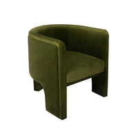 Georgina Velvet Olive Accent Chair