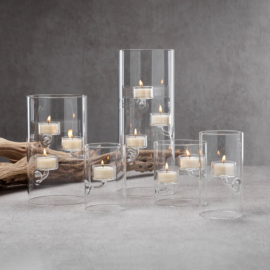 Romance Supended Tealight Candle Holder/Hurricane - Set of 4 (2 Sizes Available)