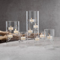 Romance Supended Tealight Candle Holder/Hurricane - Set of 4 (2 Sizes Available)