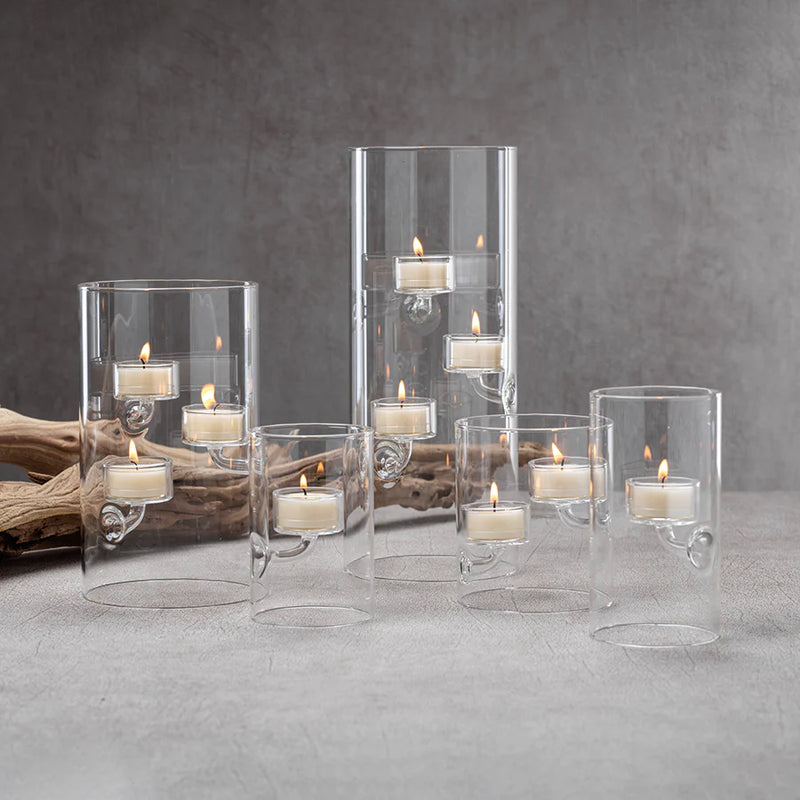 Romance Supended Tealight Candle Holder/Hurricane - Set of 4 (2 Sizes Available)
