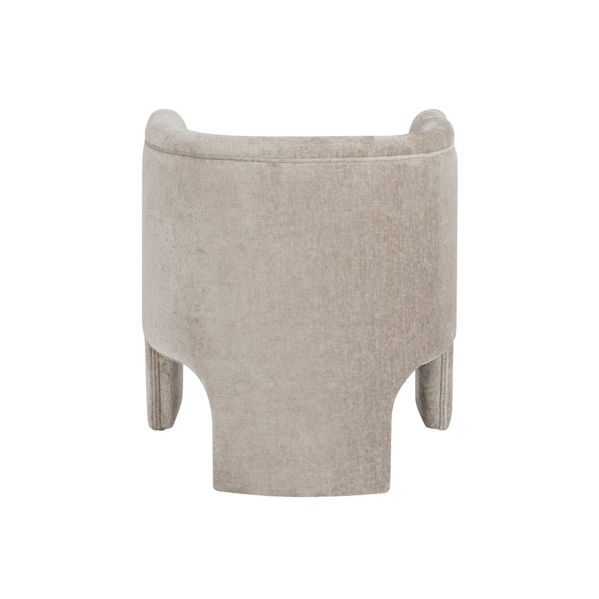 Georgina Chenille Taupe Accent Chair