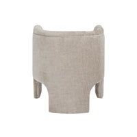 Georgina Chenille Taupe Accent Chair