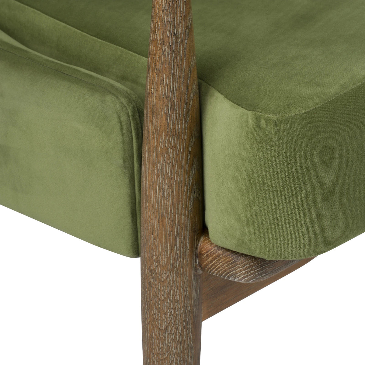 Livia Forest Green Velvet Accent Chair