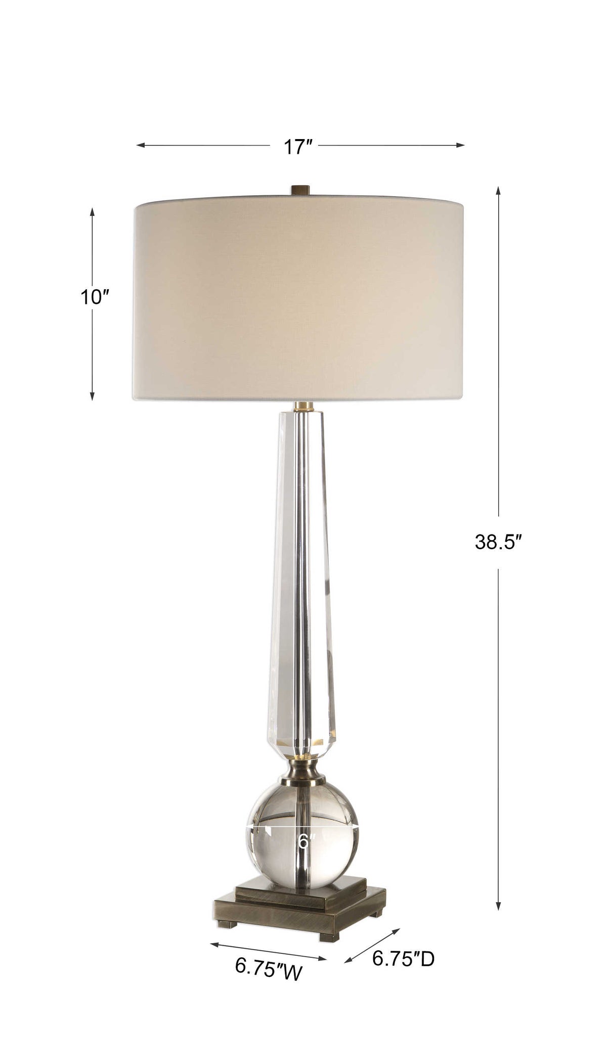 Diana Crystal Table Lamp