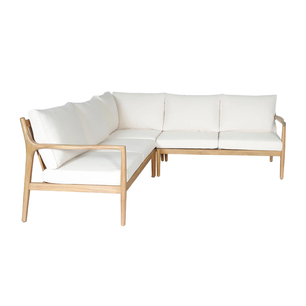 Ellie Outdoor Acacia Sectional