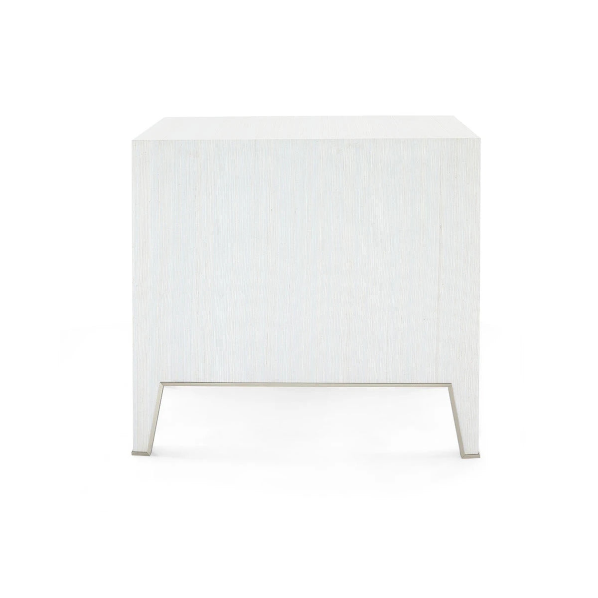 Selena 30" Platinum Shimmer & Gold End Table/Nightstand
