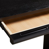 Flynn Black Console Table/Desk