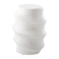 Verah White Indoor-Outdoor Accent Table