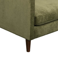 Aeliana Olive Green Velvet Sofa