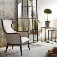Maeve Sand Wing Chair