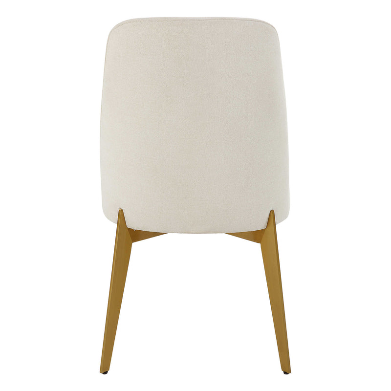 Taylor Frost Dining Chair With Brass Legs