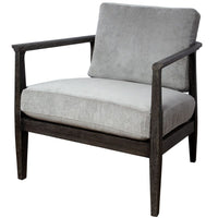 Palerma Steel Gray Accent Chair