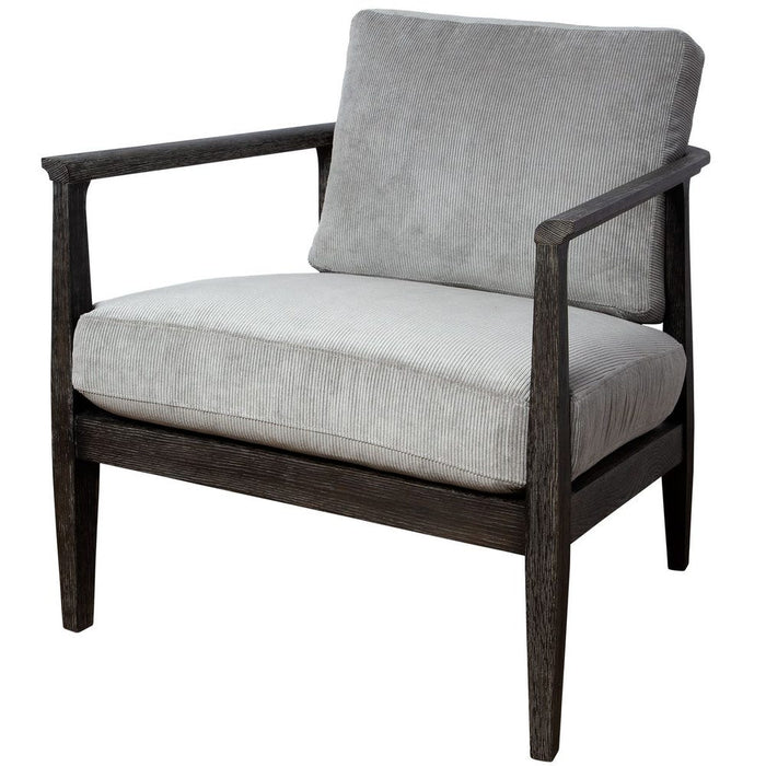 Palerma Steel Gray Accent Chair
