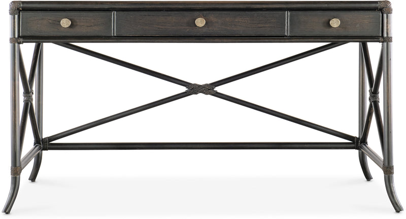 Nolita Black Sand 3 Drawer Desk