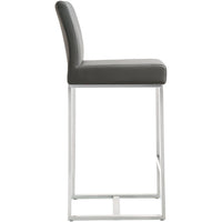 Moriah Grey Steel Counter Stools (Set of 2) - Luxury Living Collection