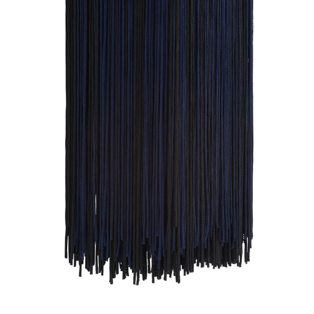 Jenessa Navy Silk Tassel Sconce