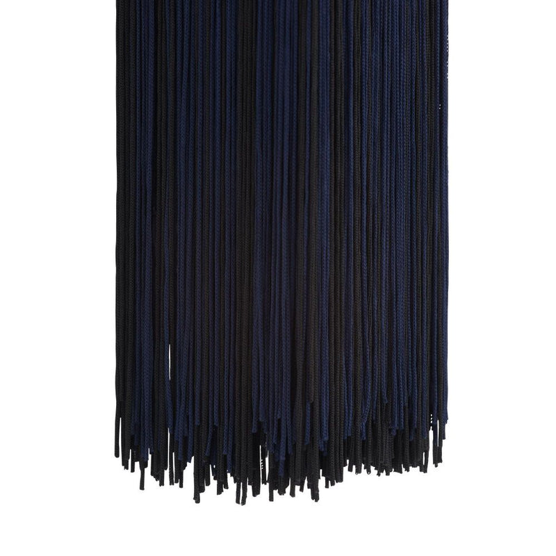 Jenessa Navy Silk Tassel Sconce