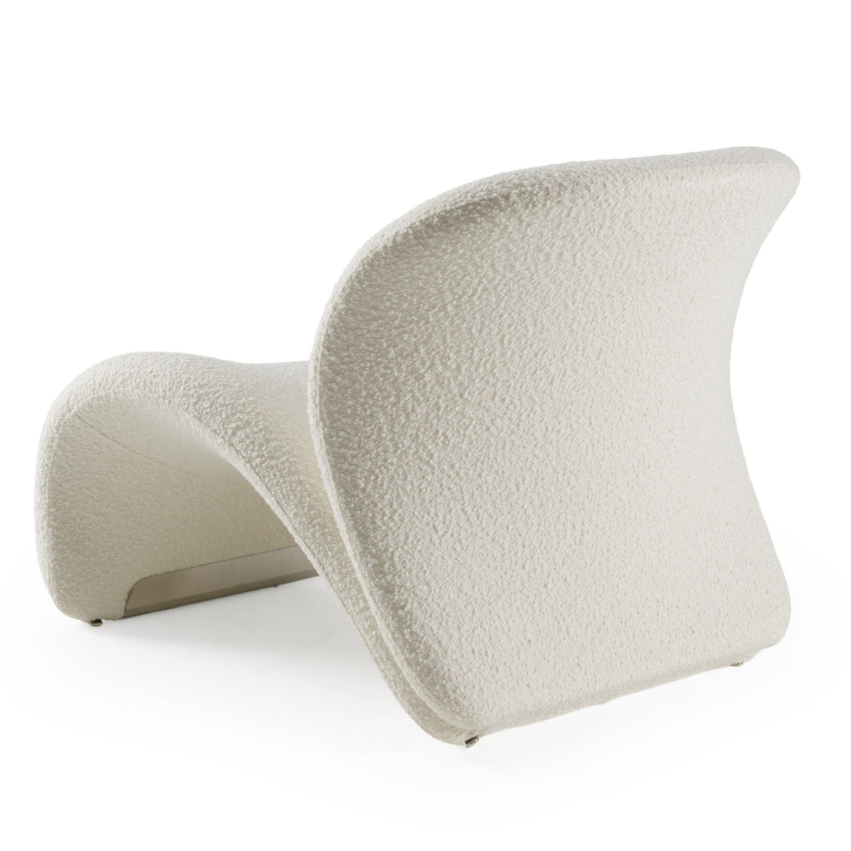 Rondo Modern White Accent Chair