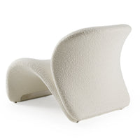 Rondo Modern White Accent Chair