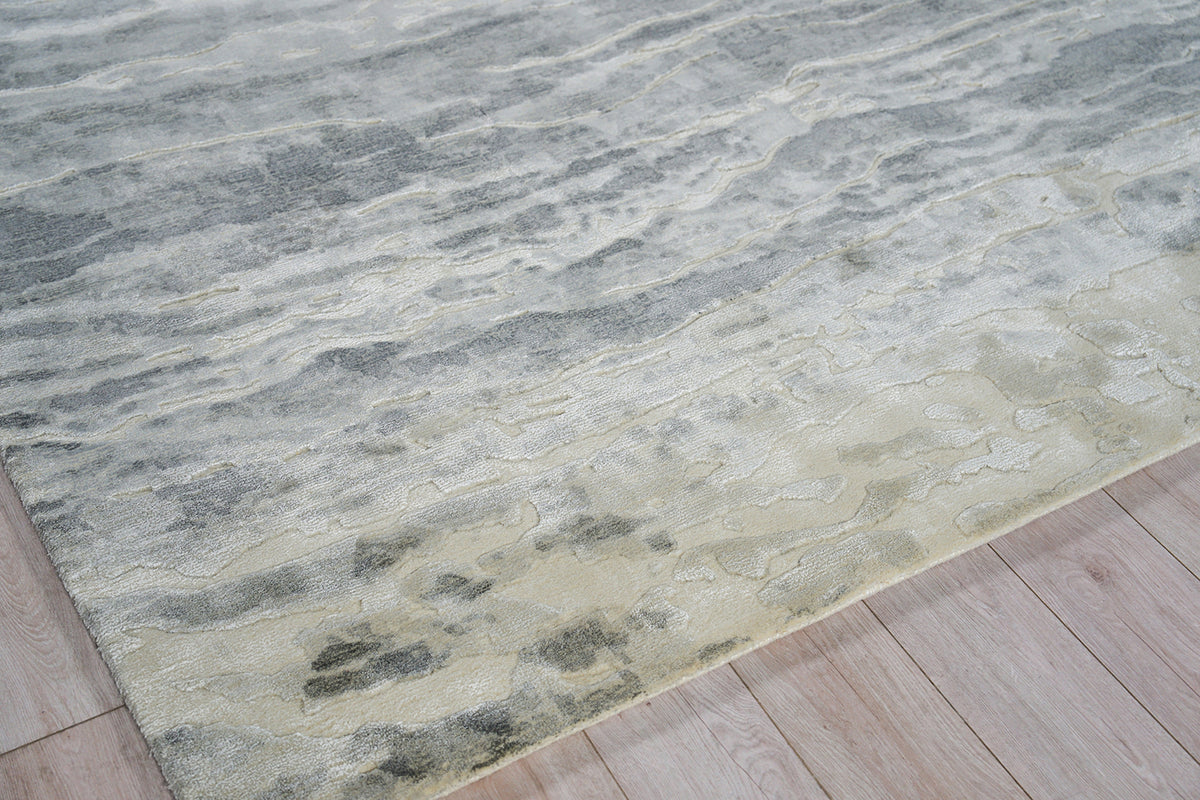 Ramo Silver Grey Luxury Area Rug