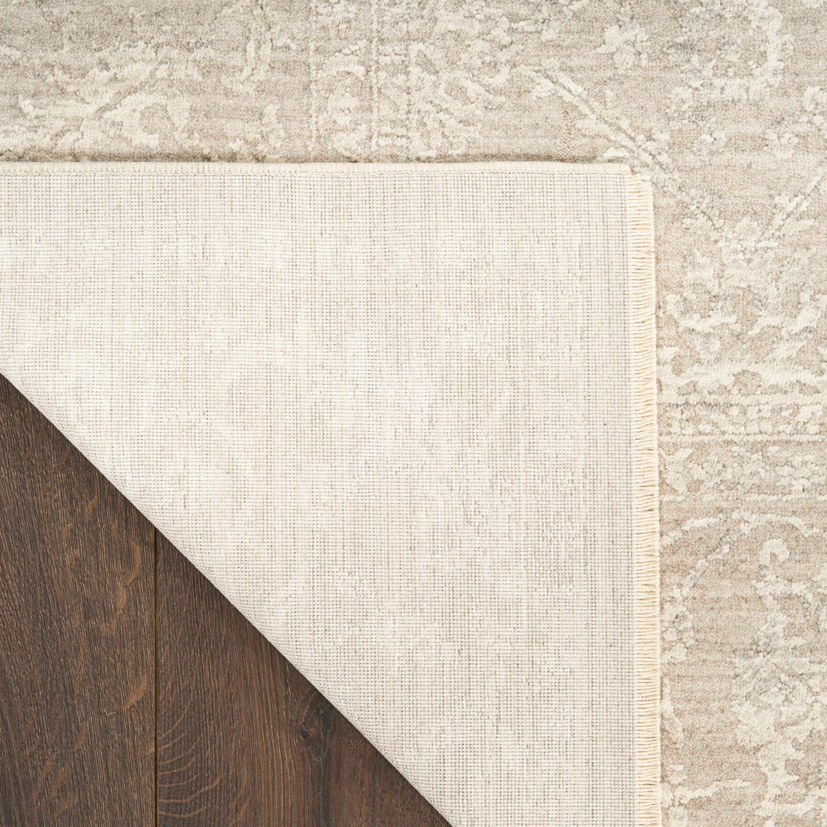 Livia Ivory Grey Foral Area Rug