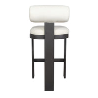 Verah White Outdoor Bar Stool
